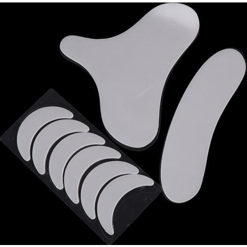1/6PCS Anti Wrinkle Neck Pad Silicone Neck Chest Wrinkles Remover Pads Neck Eye Face Skin Lift Anti Aging Treatment Pad