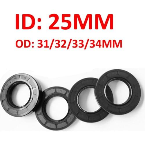 1PCS NBR Skeleton Oil Seal TC Nitrile Rubber Ring 25*31*5 25*32*4 25*32*5 25*32*7 25*33*7 25*34*7 MM