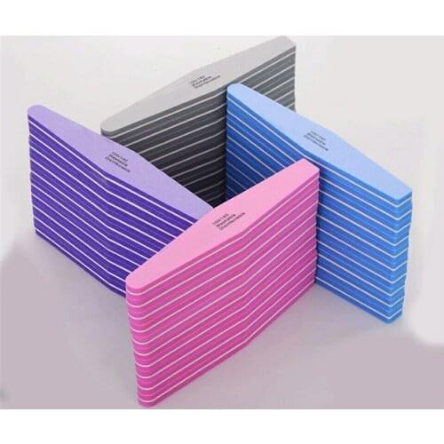 10pcs Nail Buffer 100/180 Double-side Nail Polisher Buffer Sanding Block Buffers For Nails Art Tools Buffing Sponge File 100 180
