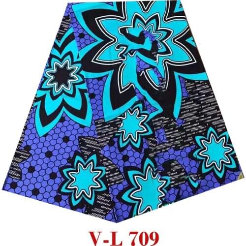 100%Soft Breathable African Ankara Wax Printed Fabric Veritable High Quality Sewing Material For Dress/Clothes By The Yards R-V