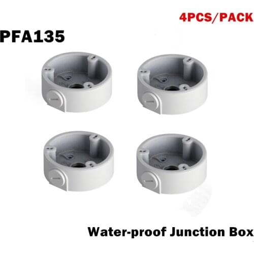 4PCS PFA135 Waterproof Junction Box for IP Camera CCTV Camera Network Camera Bullet Camera HDCVI Eyeball Camera