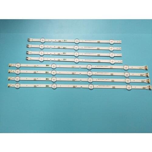 8 PCS/set LED backlight strip for Samsung UN43J5200AG 2015 SVS43 FCOM FHD V8DN-430SMB-R0 V8DN-430SMA-R0 BN96-37294A 37295A 38879