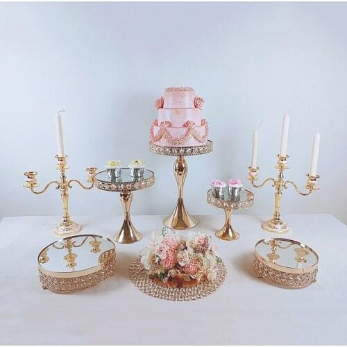 8pcs/lot Wedding Dessert Tray Cake Stand Wedding Party Birthday Decoration Plate Cake Biscuits Display
