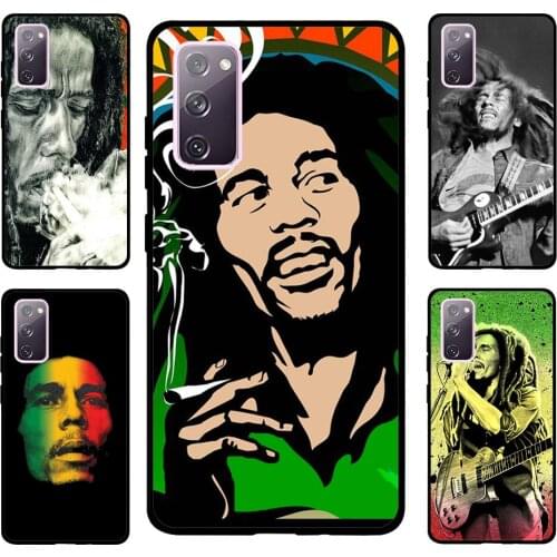Bob Marley For Samsung S20 FE S8 S9 S10 S10e S21 Case For Galaxy Note 20 Ultra Note 10 Plus Coque