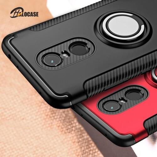 For Xiaomi Redmi 5 Plus Case Note 5 Pro 5A Prime Hybrid Silicone Armor Metal Finger Ring Holder Xiomi Xiaomi Redmi5 Phone Cover