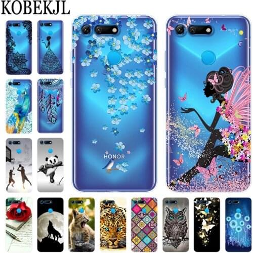 Honor View 20 Case Cover 6.4 Cute Cartoon TPU Silicone Back Cover Phone Case For Huawei Honor View 20 View20 HonorV20 Case Soft