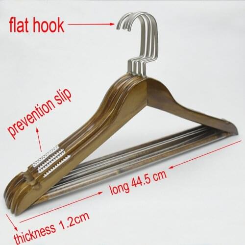 Wood Coat hanger long 44.5cm thickness 1.2cm
