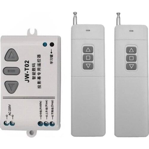 AC 220V Motor RF Wireless Remote Control Switch System,315MHZ or 433MHZ 220V UP&DOWN Remote control/Motor reversing controller