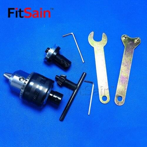 FitSain-Motor shaft 5/6/8/10/12/14mm connecting rod B16 drill chuck 1.5-13mm saw blade bushing electric drill