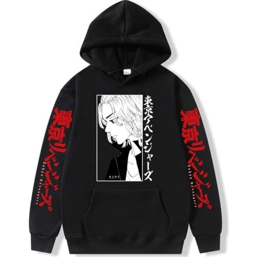 Hot Tokyo Revengers Hoodie Anime Manjiro Sano Graphic Hoodie for Men Sportswear Cosplay Clothes sweatshirt harajuku