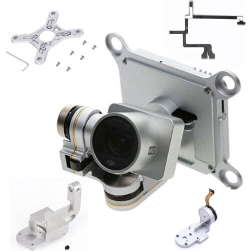 Repair Parts for DJI Phantom 3 Adv Pro 4K Camera Drone Gimbal Camera Yaw Arm Roll Bracket Flat Ribbon Cable Flex Gimbal Mount