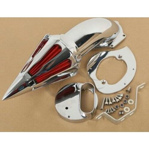 Motorcycle Chrome Air Cleaner Kits Intake Filter For Yamaha V-Star XVS1100 Classic 1999-Up