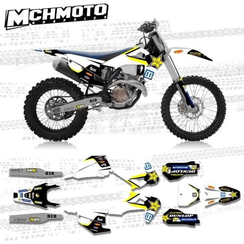 MCHMFG Decal Sticker Kit For Husqvarna TC FC TX FX FS 2019 2021 TE FE 2020 2022 125 250 350 450 Motocross Racing 3M Graphics 4.3