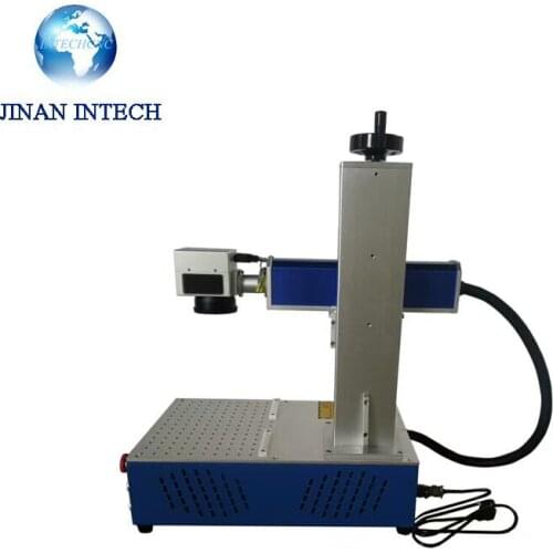 Portable 20w desktop mini fiber laser marking machine engraver hand held