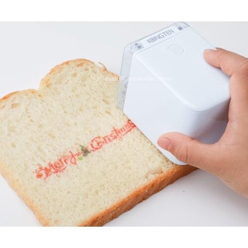 Coffee Print Portable Inkjet Printer Handheld Edible Food Printer in Biscuit Bread Cake Coffee Mold Latte Baking Mold Printer