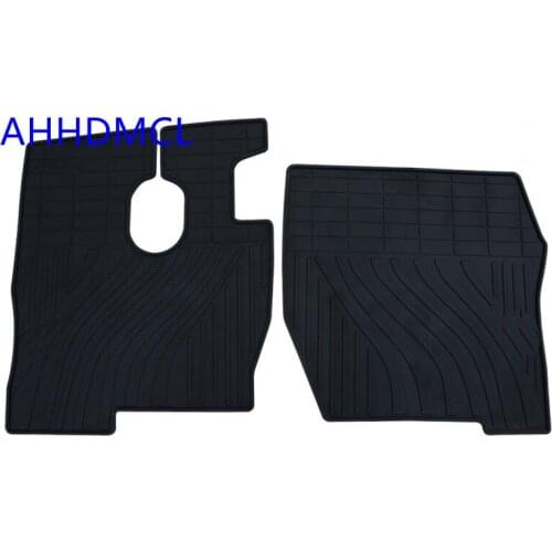 Truck Rubber Floor Mats Anti Slip Mat Carpets Feet Pad Custom Fit For DFAC Devastator Left Hand Drive 2006 2007 2008 ~ 2011