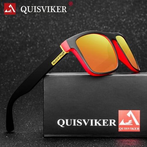 QUISVIKER Brand New 2019 Polarized Sunglasses Men Women Sun Glasses Male Square Eyewear UV400 Retro Vintage Driving Goggles