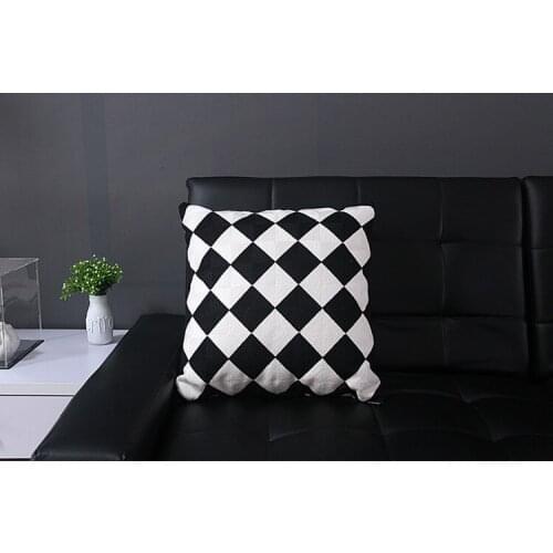 Modern embroidery cover / geometric sofa cover / sofa pillow / capas almofadas No Inner