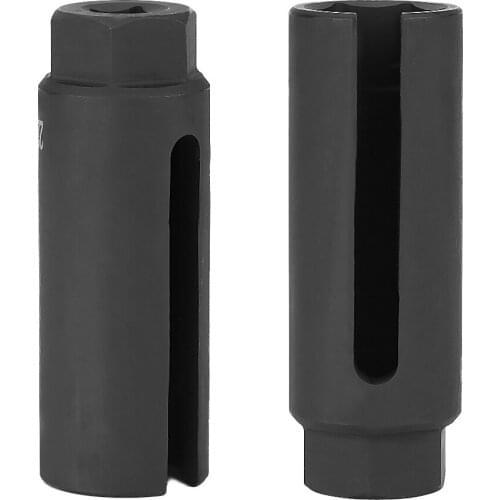 Universal Oxygen Sensor Socket With 7/8" 6 Point Socket 3/8" Drive Tool High Strength Steel Car Oxygen Sensor Removal Socket