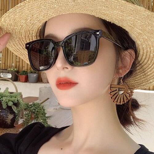 Square Frame Women Men Sunglasses Silver Blue Red Yellow Lens UV400 Eye Protection Girl Sexy Ladies Fashion Outdoor Eyewear