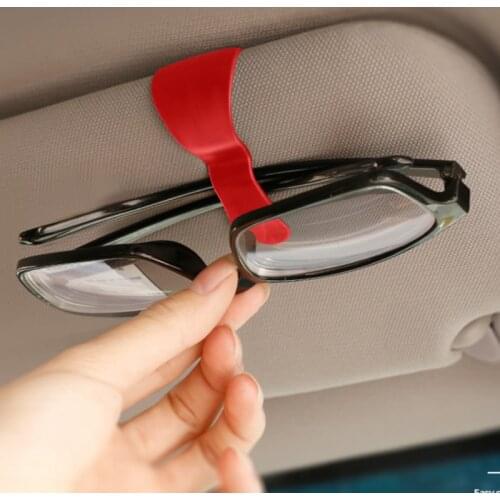 Foal Burning 1Pcs ABS Fastener Clip Car Sun Visor Sunglasses Eyeglasses Glasses Holder Ticket Clip Auto Accessories