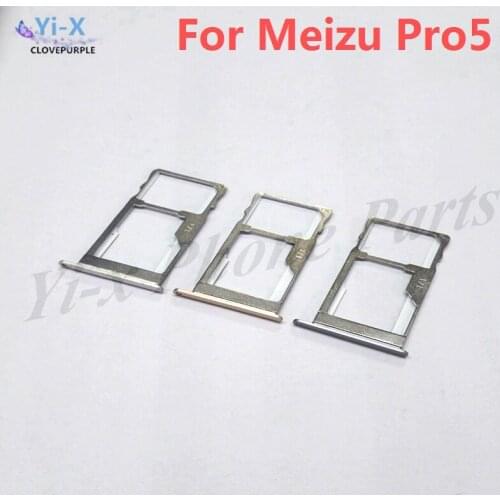 10PCS/lot For MeiZu Pro5 mx5 Pro SIM Card Tray Holder Replacement Part