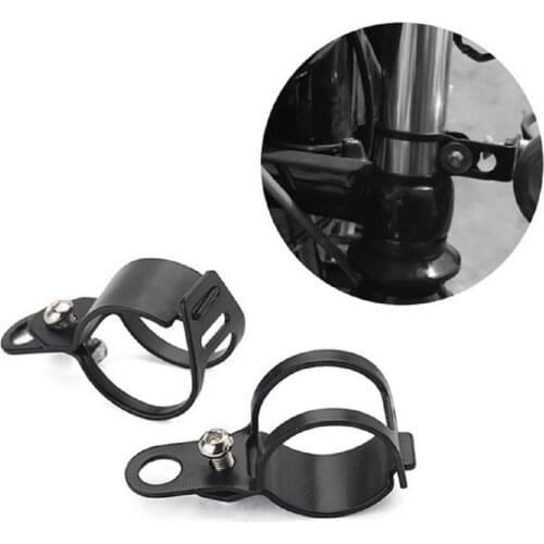 2 pcs/set Universal Motorcycle Turn Signal Light Relocation Fork Clamps Bracket Mount Lamp Holder For Motorbike Front Fork