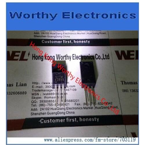 Free shipping 10PCS/LOT MOSFET N-CH 600V TO-220F Field-Effect Transistor 2SK2848