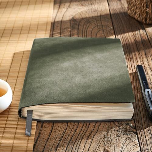 A5 Retro Notebook Reading Diary Thickened Book Meeting Record Notepad Time Management Planner