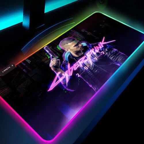 Big Mousepad Rgb Desktops Computer Mouse Pad Game Table Mat Accessories Notebook Pc Mousepads Mouse 70x30 Led Light for Bears