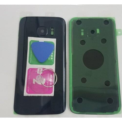 For Samsung Galaxy S7 G930 G930F G9300 S7 Edge G935 G935F G9350 Phone Case Rear Battery Door Back Panel + Camera Glass Lens