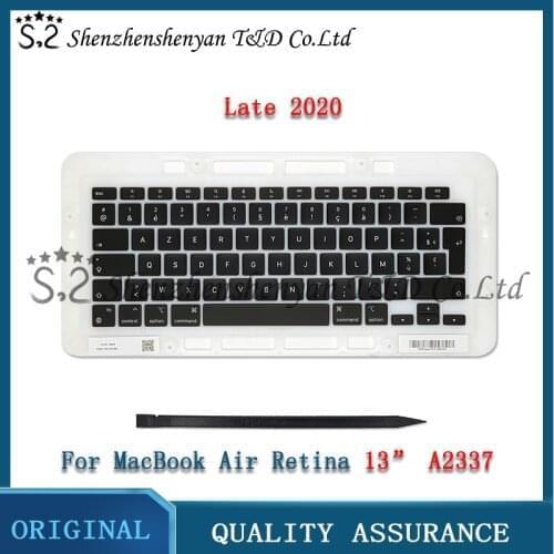 Laptop A2337 Key Keycaps Keys US UK English French German Spanish for Apple Macbook Air Retina 13" M1 EMC 3598 Late 2020