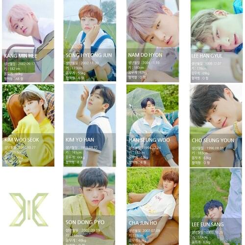 KPOP X1 Produce X 101 x one Han Seung woo photo X1 FLASH through card flying album ins small card postcard lomo card PVC photo