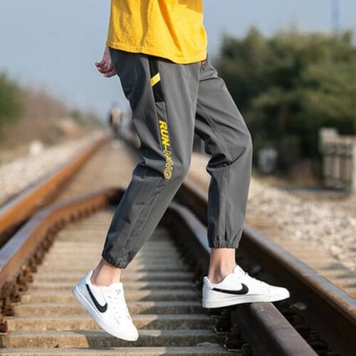 Men Pants Joggers Sweatpants Mens 2021 Spring New Streetwear Pants Fitness Clothing Fashion Summer Casual Ankle Long Pant Man