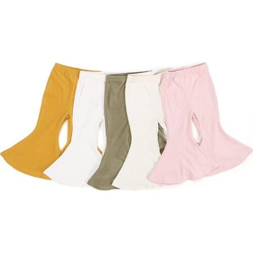 Kaiya Angel Toddler Girls Bell Pants New Arrival Kids Velvet Spring Autumn Winter Leggings Boutique Girls Party Pants