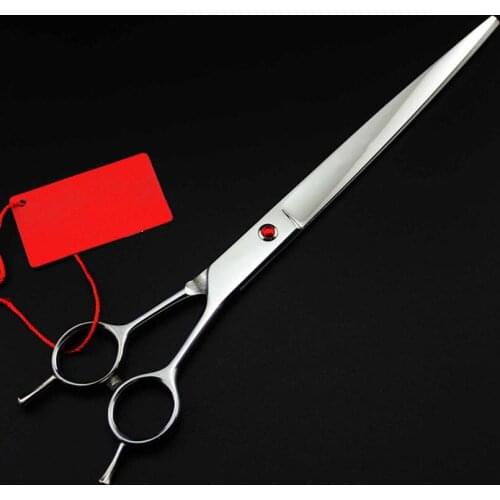 Professional japan 440c Two-tailed pet 9 inch shears dog grooming hair scissors cutting berber hairdressing scissors with bag