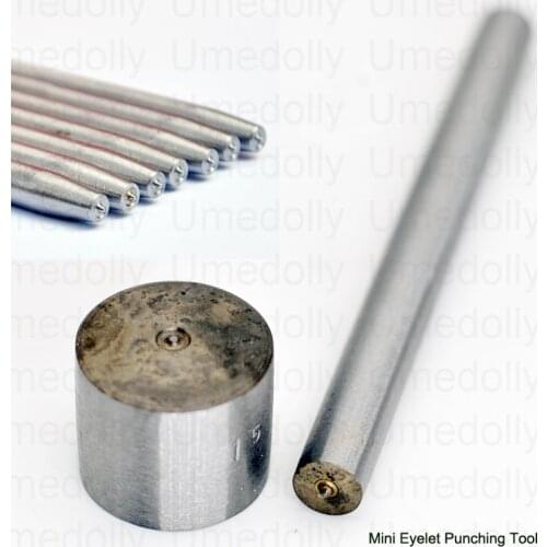 Suitable for Inner Diameter 1mm 1.5mm 2mm Metal Garments Scrapbook Eyelet Installation Tools Punching DIY Doll Clothes Accessory