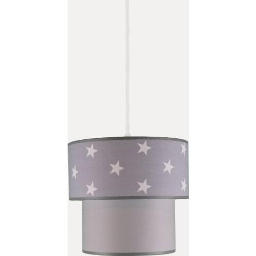 Senay Lightning, Children Room Double Cylinder Fabric Chandelier-Star