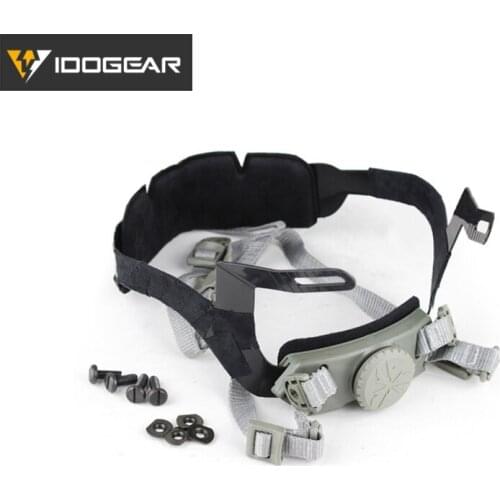 IDOGEAR Tactical FAST Helmet Hanging System Suspension OPS-CORE ACH Occ-Dial Liner Kit Helmet Accessories 3809