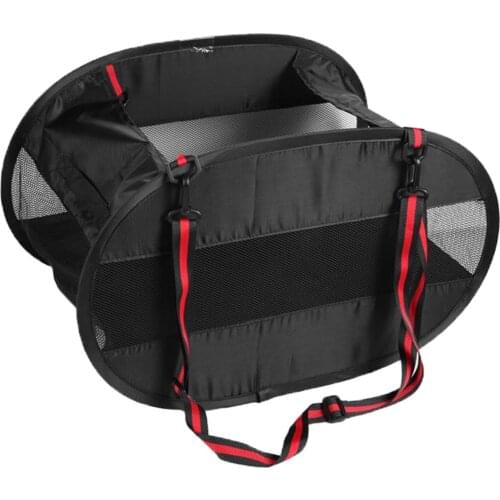 Universal Compact Oxford Cars Seat Tote Organizer Bag Holder Storage Black