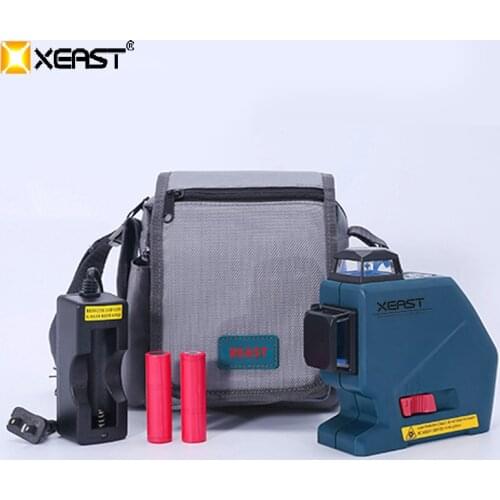 XEAST 2020 Professional level 12Lines 3D Laser Level Self-Leveling 360 Horizontal And Vertical Cross Red Laser Beam Line 635nm