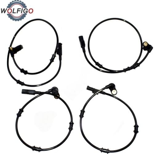 WOLFIGO Front Rear Left Right ABS Wheel Speed Sensor For Mercedes-Benz W163 ML320 ML350 ML500 A1635421918 1635421818 1635422118