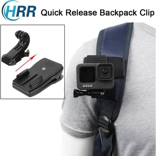 Backpack Strap Clip Holder for Sport Cameras,Quick Release Buckle for GoPro Hero 9 8 7 6 5 AKASO SJCAM DJI OSMO Action Accessory