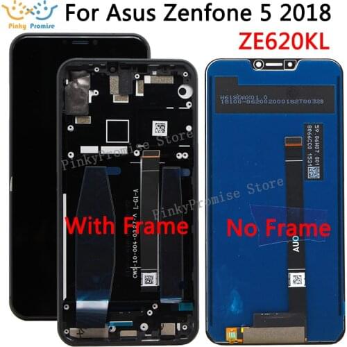 For 6.2" Asus Zenfone 5 2018 Gamme ZE620KL LCD Display Screen+Touch Panel Digitizer For Zenfone 5Z ZS620KL X00Q LCD