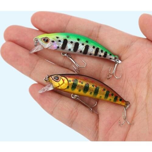 1PCS For Fishing Trolling Fishing Minnow Wobbler Jig Swim Fish Lures5.5cm 5g Artificial Bait Carp Bass Pike Fishing Tackle