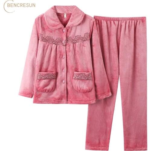 Bencresun Women's Long Sleeve Pajamas