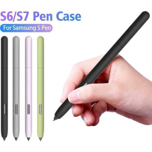 For Samsung Galaxy S6/S7 Pen Case Silicone Protective Case Cover Cute Cartoon Tablet Pencil Case Skin-friendly Anti-scratch