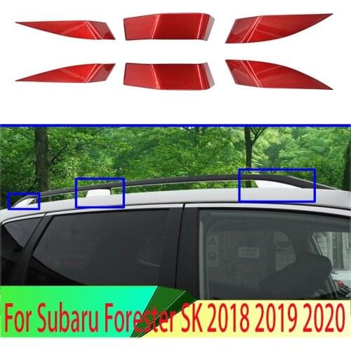 For Subaru Forester SK 2018 2019 Decorate Accessories Luggage rack decoration sequins cover trim Car Styling Accessories
