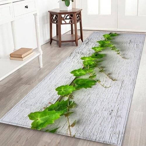 Scenic Pattern Flannel Doormat Home Welcome Entrance Mats Anti-slip Kitchen Rug Bedroom Carpets Bedsdie Rugs Bathroom Floor Mat
