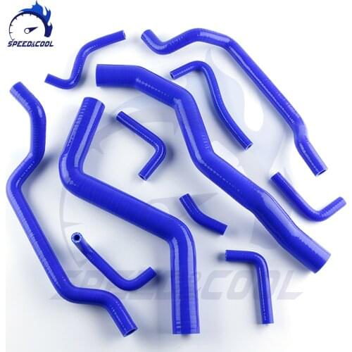 Silicone Radiator Coolant Pipe Tube Hose Kit For MITSUBISHI ECLIPSE 2G Turbo 1995 1996 1997 1998 1999
